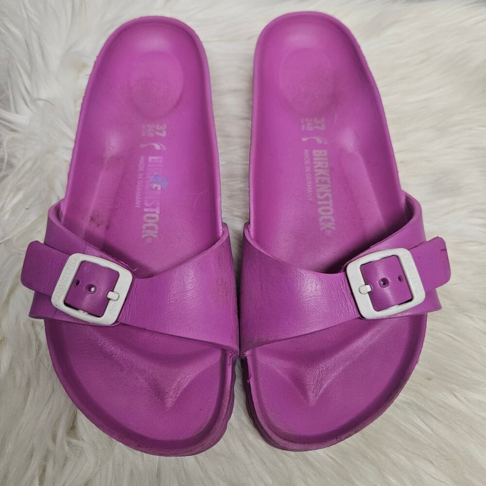Birkenstock Madrid EVA slide Sandals Purple size 37 Size 6-6.5
